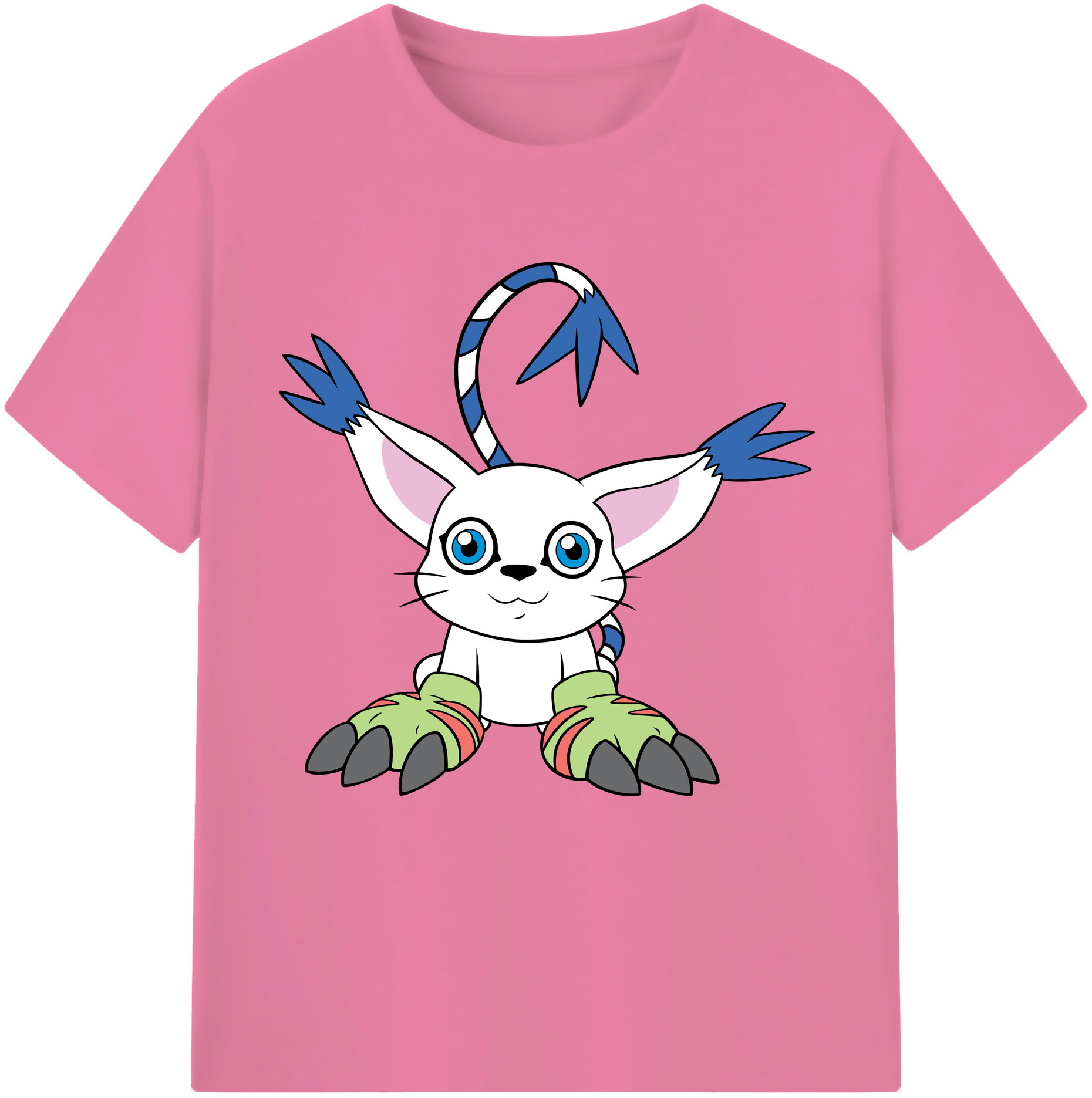 （画像用） Digimon デジタルモンスター/デジモン 綿100％半袖Tシャツ（フロントプリント）